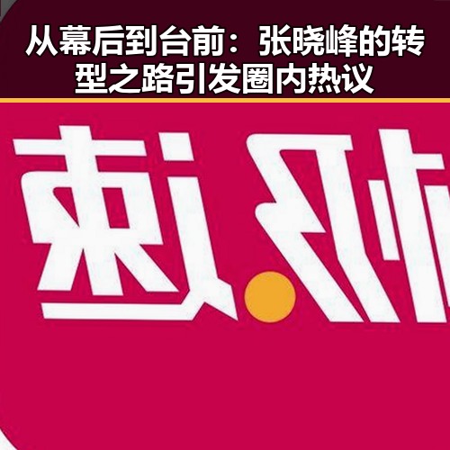 从幕后到台前:张晓峰的转型之路引发圈内热议